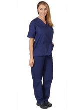 Load image into Gallery viewer, M&M SCRUBS Women Set Medical Top and Pants. Run Large Navy