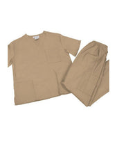 Load image into Gallery viewer, M&M SCRUBS Women Set Medical Top and Pants. Run Large Khaki