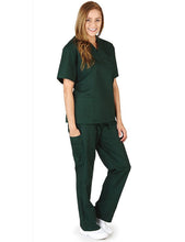 Load image into Gallery viewer, M&M SCRUBS Women Set Medical Top and Pants. Run Large Hunter