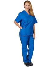 Load image into Gallery viewer, M&M SCRUBS Women Set Medical Top and Pants. Run Large Royal