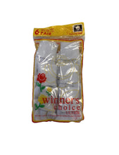 Load image into Gallery viewer, SockGuy Girls' 6 pack Cotton Casual Bobby Socks White