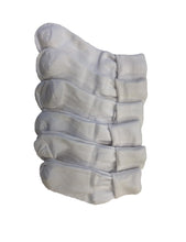 Load image into Gallery viewer, SockGuy Girls' 6 pack Cotton Casual Bobby Socks White