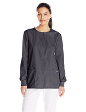 Load image into Gallery viewer, Cherokee Women's Workwear Scrub Warm-Up Jacket Pewter