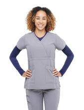 Load image into Gallery viewer, Excel Scrub Top Grey