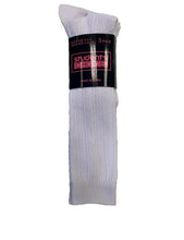 Load image into Gallery viewer, SockGuy Girls' 3 pack Knee High Cable Socks White