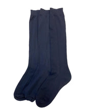 Load image into Gallery viewer, SockGuy Girls' 3 pack Knee High Nylon Socks Navy