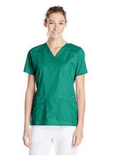 Load image into Gallery viewer, WonderWink Women's Wonderflex Verity Scrub Top Hunter