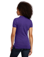 Load image into Gallery viewer, Lee Uniforms Juniors&#39; Stretch Pique Polo Shirt Purple
