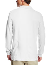 Load image into Gallery viewer, Lee Uniforms Men's Modern Fit Long Sleeve Polo White