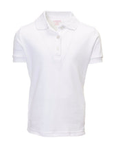 Load image into Gallery viewer, French Toast Girl's Uniform Polo 2 Pack Short Sleeve Interlock White
