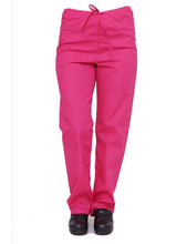 Load image into Gallery viewer, Lizzy-B Drawstring Scrub Pants Fuschia