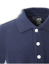 Load image into Gallery viewer, Lizzy-B Boys Polo Navy