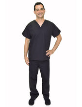 Load image into Gallery viewer, Lizzy-B Men Medical Scrub Set Black