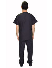 Load image into Gallery viewer, Lizzy-B Men Medical Scrub Set Black