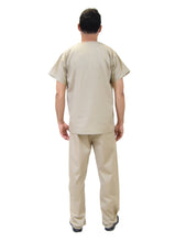 Load image into Gallery viewer, Lizzy-B Men Medical Scrub Set Khaki