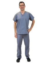 Load image into Gallery viewer, Lizzy-B Men Medical Scrub Set Grey
