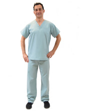 Load image into Gallery viewer, Lizzy-B Men Medical Scrub Set Misty