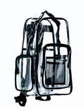 Load image into Gallery viewer, Shalam Clear Backpack Mulitple Pockets Assorted