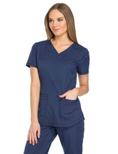 Load image into Gallery viewer, Dickies Dynamix DK730 V-Neck Top Navy