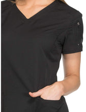 Load image into Gallery viewer, Dickies Dynamix DK730 V-Neck Top Black