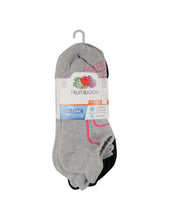 Load image into Gallery viewer, Fruit of the Loom Women Socks No Shok 6 Pack Grey