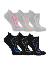 Load image into Gallery viewer, Fruit of the Loom Women Socks No Shok 6 Pack Grey
