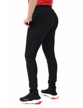 Load image into Gallery viewer, BHSC Uniform Girls' Mid Rise Stretch Super Skinny 5 pants Black