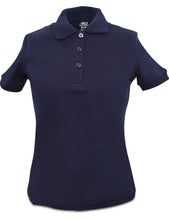 Load image into Gallery viewer, Lizzy-B Girls Polo Navy