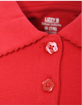 Load image into Gallery viewer, Lizzy-B Girls Polo Red