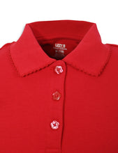 Load image into Gallery viewer, Lizzy-B Girls Polo Red