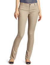 Load image into Gallery viewer, Lee Uniforms Juniors Original Skinny Leg Pant Khaki