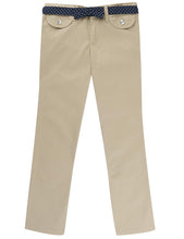 Load image into Gallery viewer, French Toast School Uniform Girls Twill Straight Leg Belted Pants Khaki
