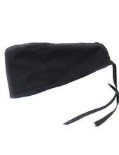 Load image into Gallery viewer, Lizzy-B Adult&#39;s Unisex Scrub Hat with Terry Lining - One Size Black
