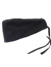 Load image into Gallery viewer, Lizzy-B Adult's Unisex Scrub Hat with Terry Lining - One Size Black
