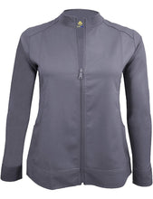 Load image into Gallery viewer, M&M Scrubs Women's Ultra Soft Front Zip Warm-Up Scrub Jacket (5200) Charcoal