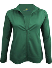 Load image into Gallery viewer, M&M Scrubs Women's Ultra Soft Front Zip Warm-Up Scrub Jacket (5200) Hunter Green