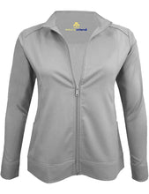 Load image into Gallery viewer, M&amp;M Scrubs Women&#39;s Ultra Soft Front Zip Warm-Up Scrub Jacket (5200) Grey
