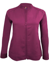 Load image into Gallery viewer, M&M Scrubs Women's Ultra Soft Front Zip Warm-Up Scrub Jacket (5200) Burgundy