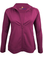 Load image into Gallery viewer, M&M Scrubs Women's Ultra Soft Front Zip Warm-Up Scrub Jacket (5200) Burgundy