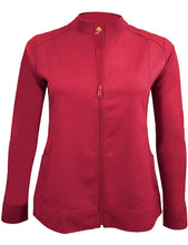 Load image into Gallery viewer, M&M Scrubs Women's Ultra Soft Front Zip Warm-Up Scrub Jacket (5200) Red