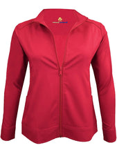 Load image into Gallery viewer, M&M Scrubs Women's Ultra Soft Front Zip Warm-Up Scrub Jacket (5200) Red