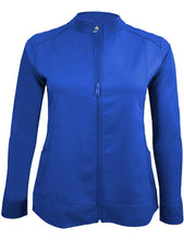 Load image into Gallery viewer, M&M Scrubs Women's Ultra Soft Front Zip Warm-Up Scrub Jacket (5200) True Royal Blue