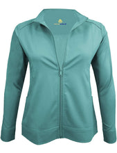 Load image into Gallery viewer, M&M Scrubs Women's Ultra Soft Front Zip Warm-Up Scrub Jacket (5200) Teal