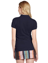 Load image into Gallery viewer, Dickies Juniors' Short-Sleeve Pique Polo Shirt Navy