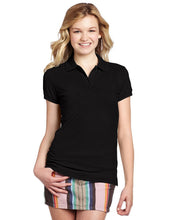 Load image into Gallery viewer, Dickies Juniors' Short-Sleeve Pique Polo Shirt Black
