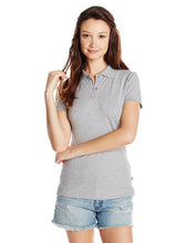 Load image into Gallery viewer, Dickies Juniors' Short-Sleeve Pique Polo Shirt Grey