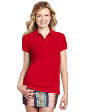 Load image into Gallery viewer, Dickies Juniors' Short-Sleeve Pique Polo Shirt Red