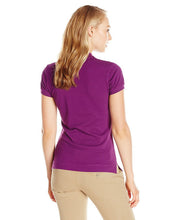 Load image into Gallery viewer, Dickies Juniors' Short-Sleeve Pique Polo Shirt Purple