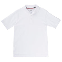 Load image into Gallery viewer, French Toast Boys&#39; Short Sleeve Pique Polo White
