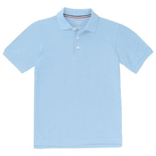 Load image into Gallery viewer, French Toast Boys' Short Sleeve Pique Polo Light Blue